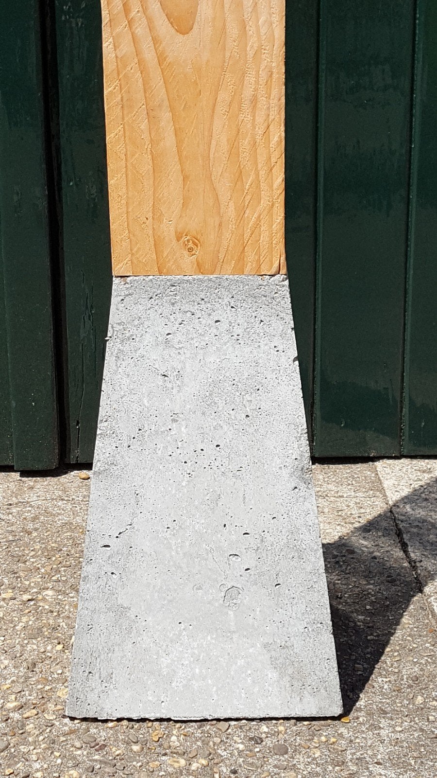 betonpoeren met bevestiging strip, Tuin en Terras, Ophalen