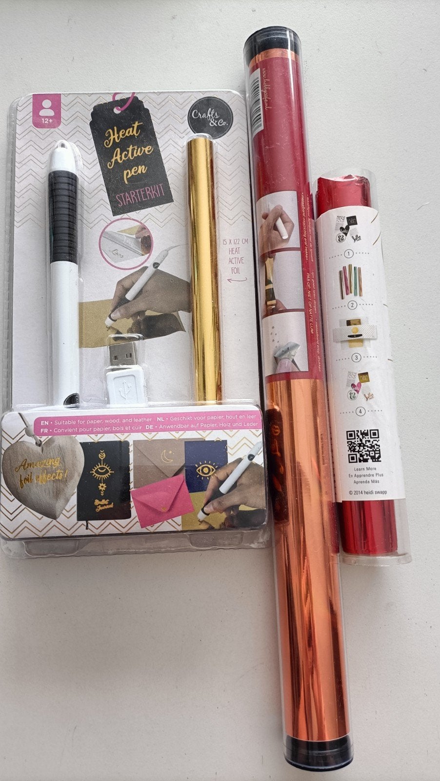 Hot foli applicator met folie, Ophalen of Verzenden, Nieuw, Overige merken