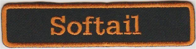 Harley Davidson Softail stoffen opstrijk patch embleem #1, Verzenden, Nieuw