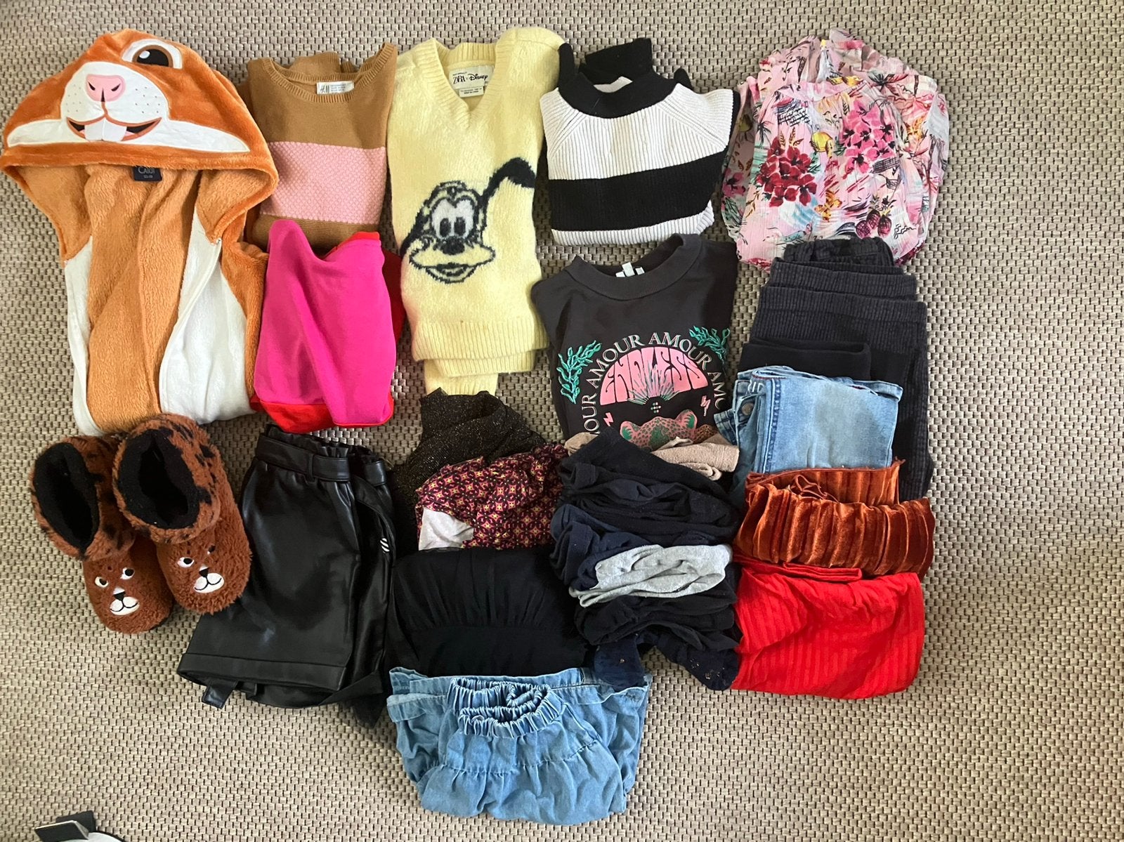 Kinderkleding meisje rond mt 128, Ophalen of Verzenden, Gebruikt, Maat 128