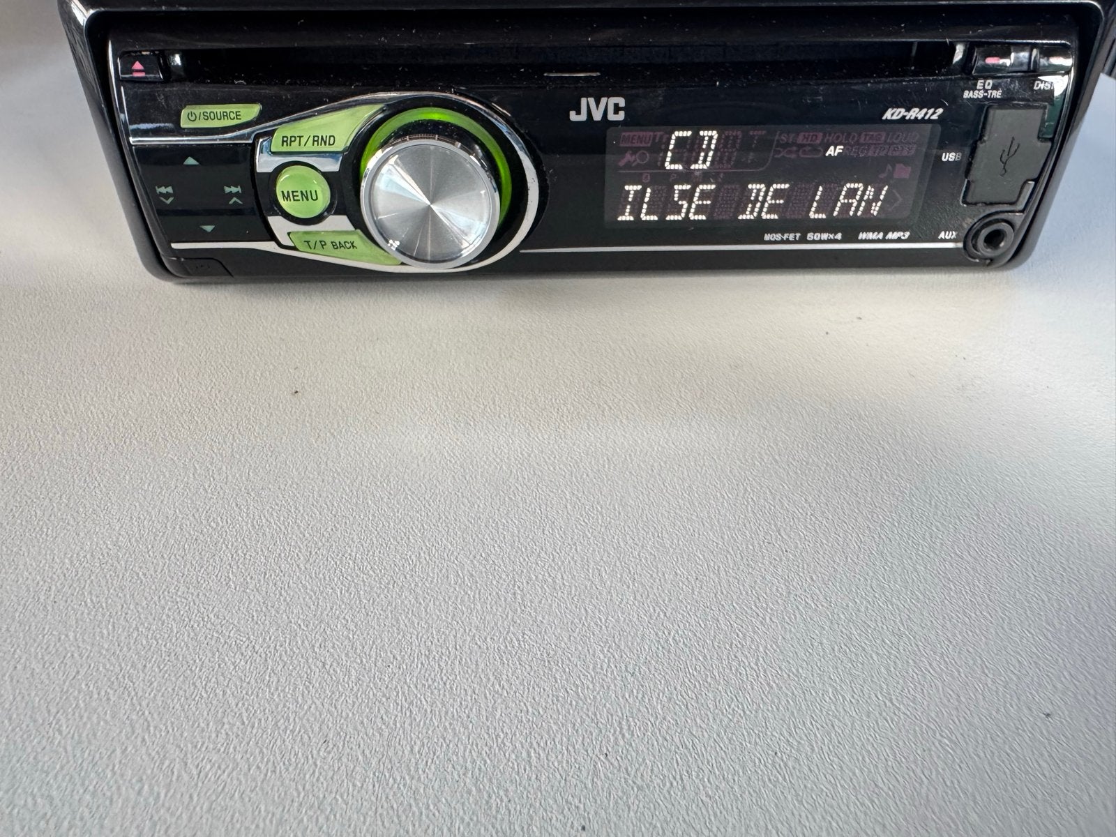 JVC KD-R412 Autoradio met CD/USB/AUX, Ophalen of Verzenden, Zo goed als nieuw