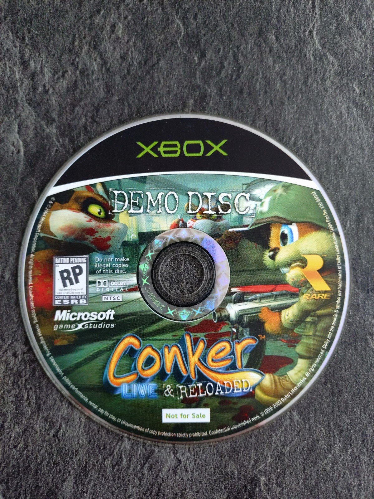 Conker Live & Reloaded Demo Disc - Xbox Classic, Spelcomputers en Games, Ophalen of Verzenden, Gebruikt, Zonder controller, Met games