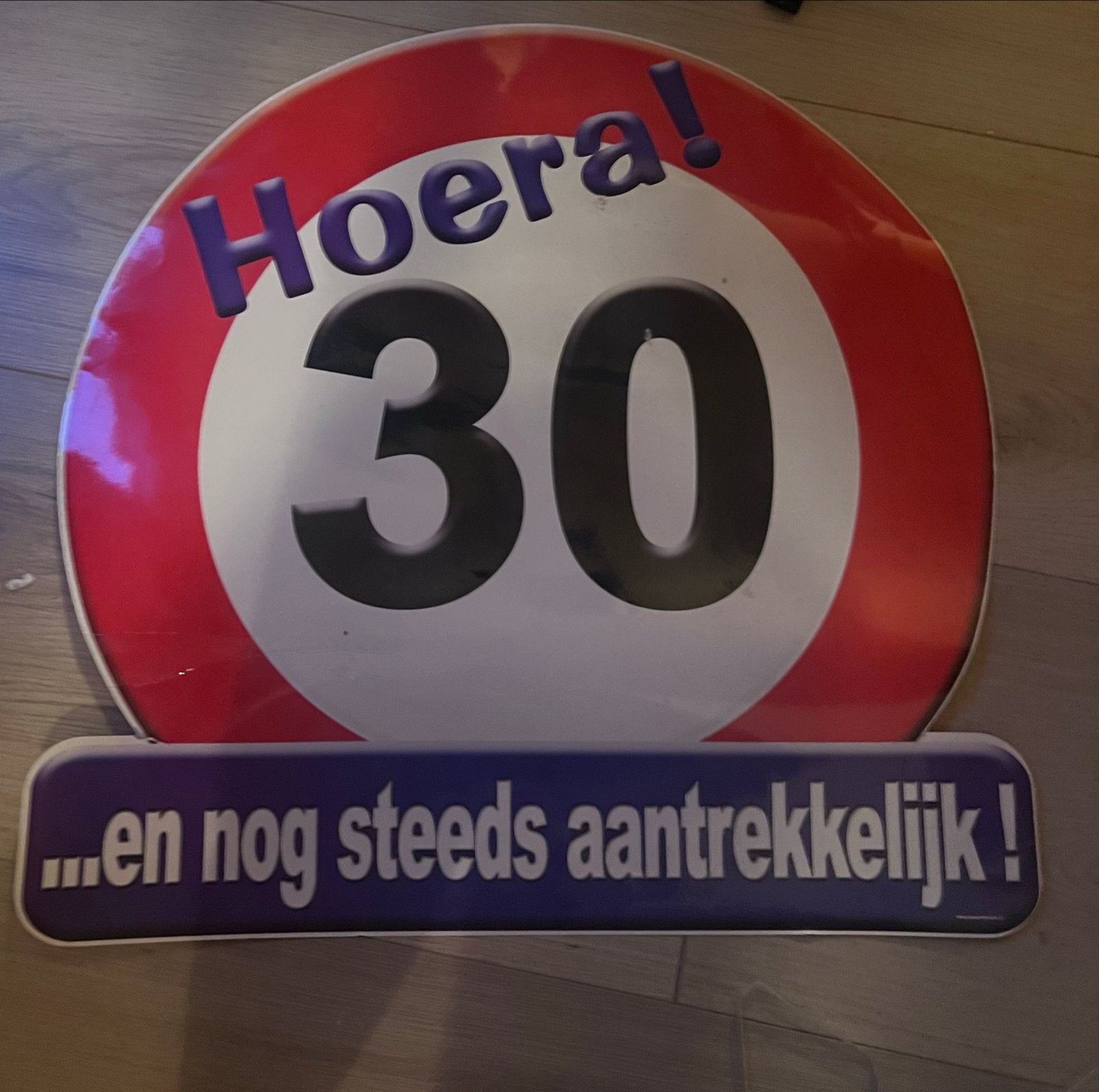 Feestpakket 30 jaar: vlaggen en ballonnen, Ophalen of Verzenden, Gebruikt, Versiering, Verjaardag