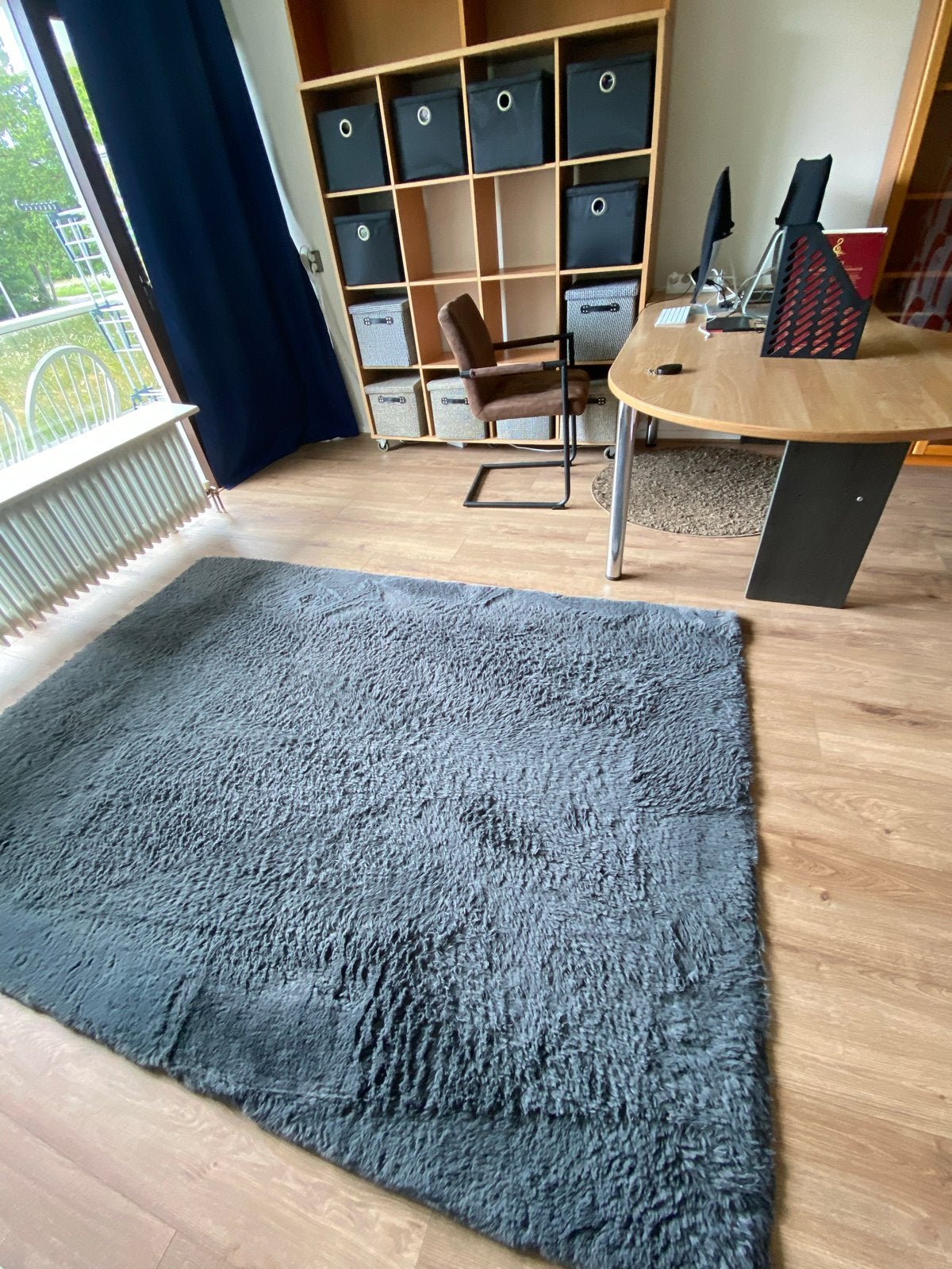 Grandstone Comfy superzacht vloerkleed 160x230 Antraciet, Ophalen, 200 cm of meer, Zo goed als nieuw, 200 cm of meer