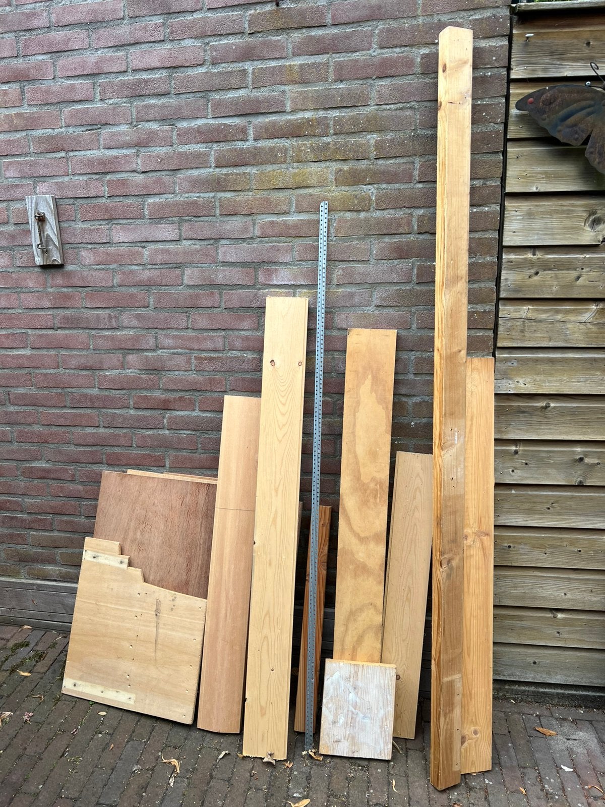 Gratis ophalen diverse planken hout, Ophalen, Minder dan 25 mm, Zo goed als nieuw, Plank