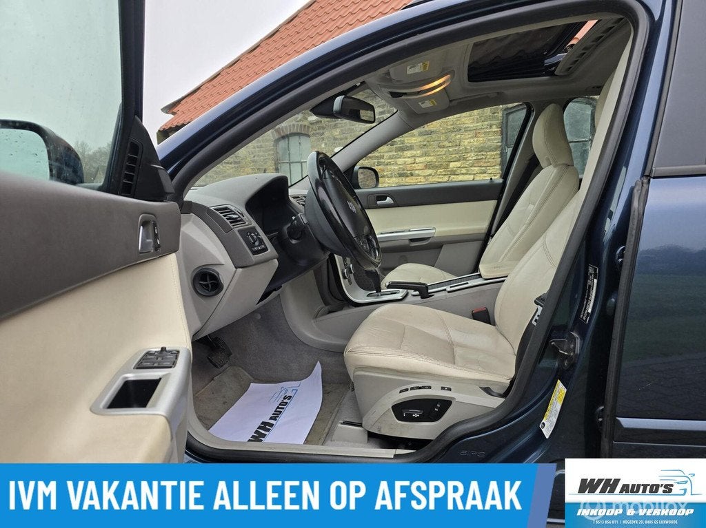 Volvo V50 2.4i R-Design Automaat! Open dak, Voorwielaandrijving, Euro 5, Blauw, 170 pk