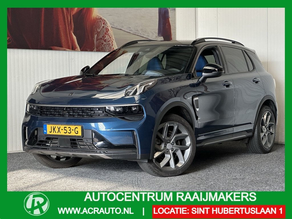 Lynk & Co 01 1.5 MY 2023 ZWARTE HEMEL GREY LINE PREMIUM LEDE, Auto's, Lynk & Co, Blauw, Bedrijf, Adaptive Cruise Control, Hybride Elektrisch/Benzine