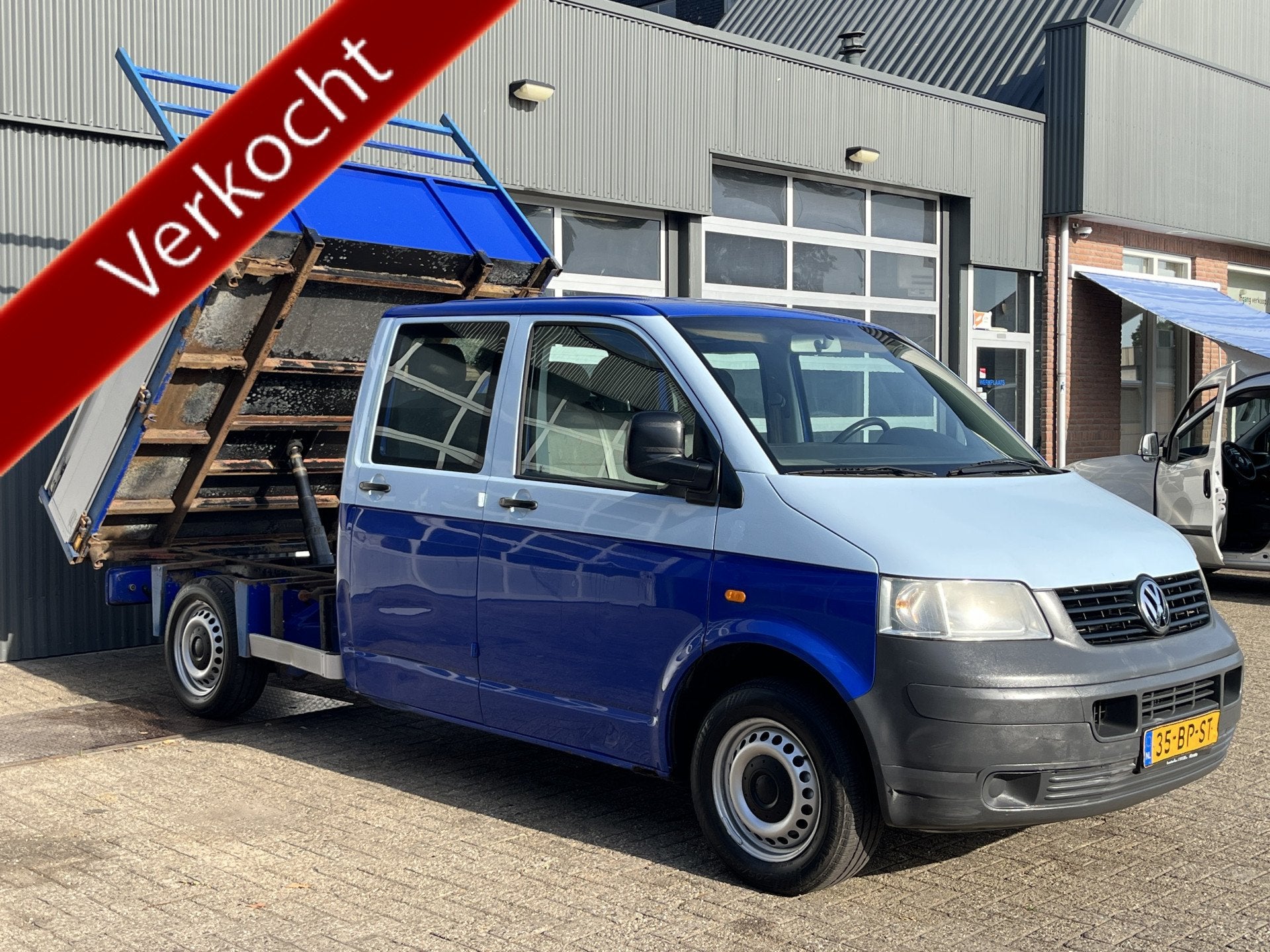 Volkswagen Transporter 1.9 TDI 340 DC Euro 3 Pick up Kipper, Auto's, Bestelauto's, Voorwielaandrijving, Startonderbreker, Gebruikt
