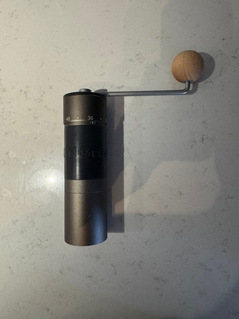 KINGrinder K6 handmatige koffiemolen, Ophalen of Verzenden, Zo goed als nieuw, Overige merken, Koffiemolen