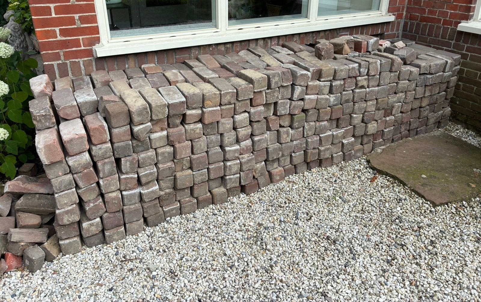🚧 +/- 700 Vintage Klinkers 🚧, Ophalen, Gebruikt, Beton, Klinkers
