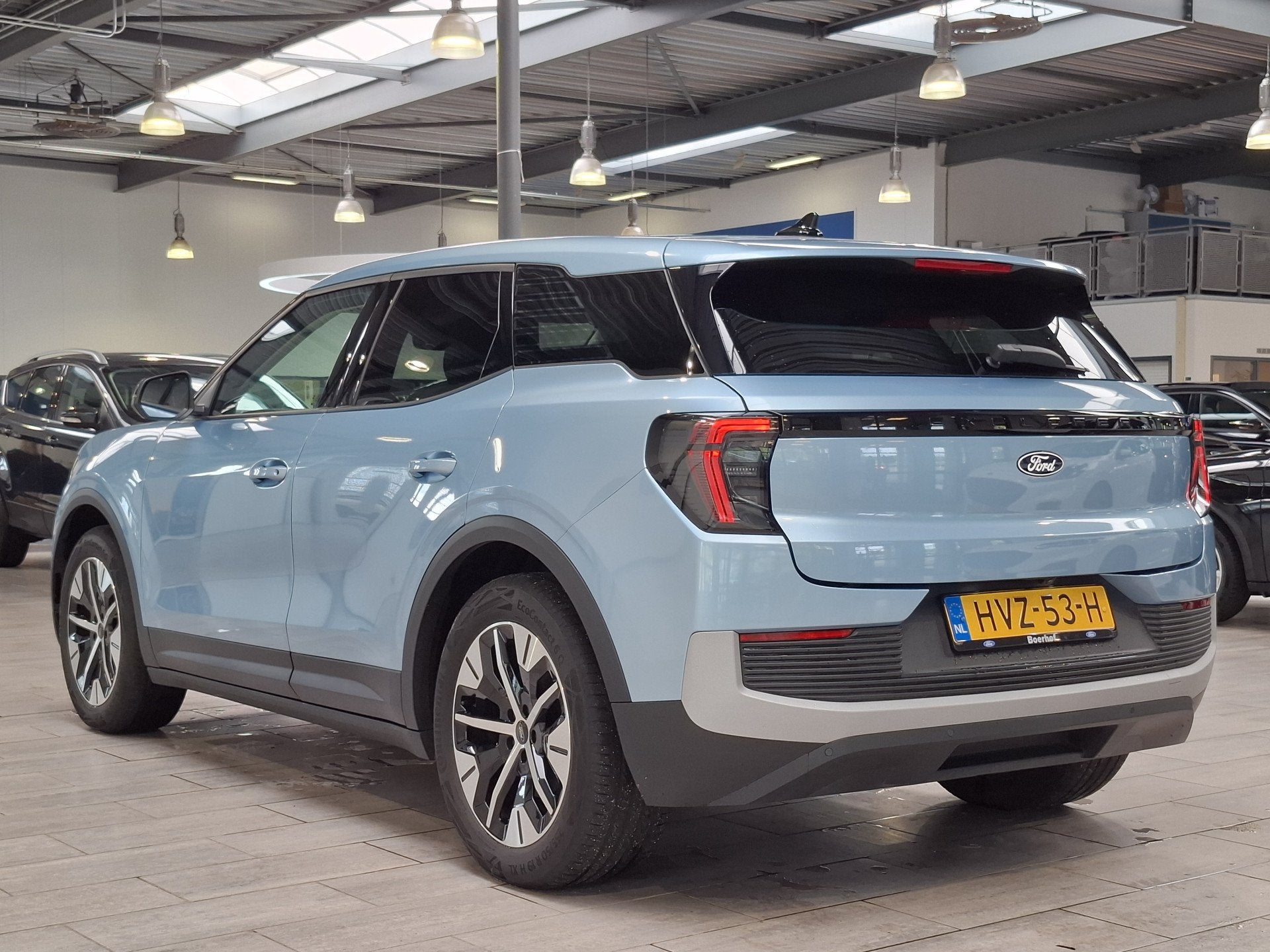 Ford Explorer Select Extended Range RWD 77 kWh | Trekhaak |, Auto's, Achterwielaandrijving, Gebruikt, Zwart, Blauw