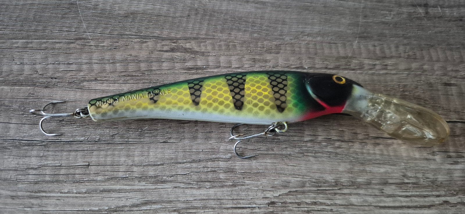 grote 9inch musky mania ernie kunstaas plug voor grote snoek, Ophalen of Verzenden, Overige typen