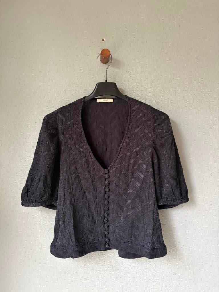 Sessun Borromeo top blouse zwart maat M, Maat 38/40 (M), Zwart, Sessun@, Sessun