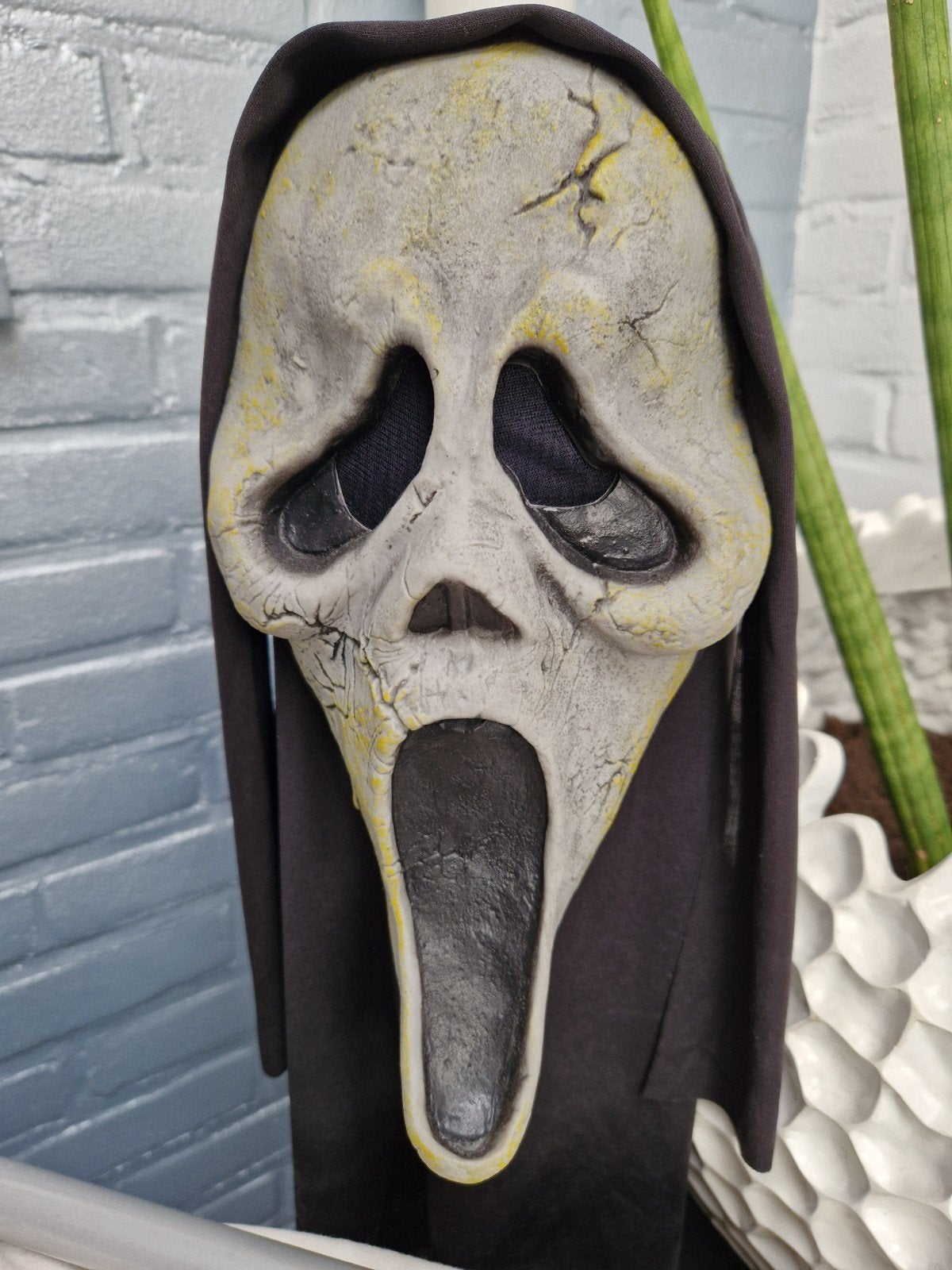 Scream Ghostface zombie masker, Ophalen of Verzenden, Zo goed als nieuw, Film, Kleding
