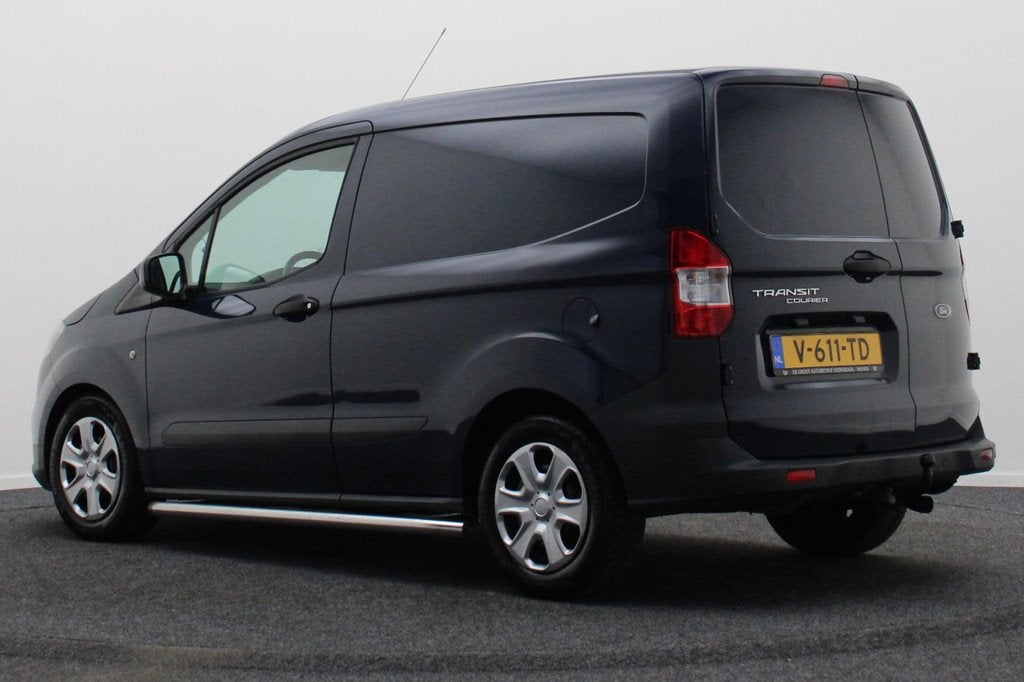Ford Transit Courier 1.5 TDCI Trend Leer, Airco, Trekhaak, S, Voorwielaandrijving, Gebruikt, 4 cilinders, Blauw