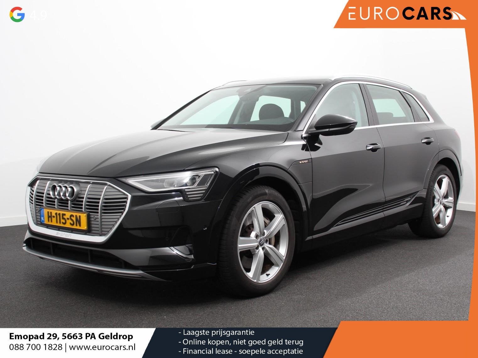 Audi e-tron e-tron 50 quattro Launch edition SOH 92,9% Navig, Auto's, Automaat, Stof, 71 kWh, Zwart