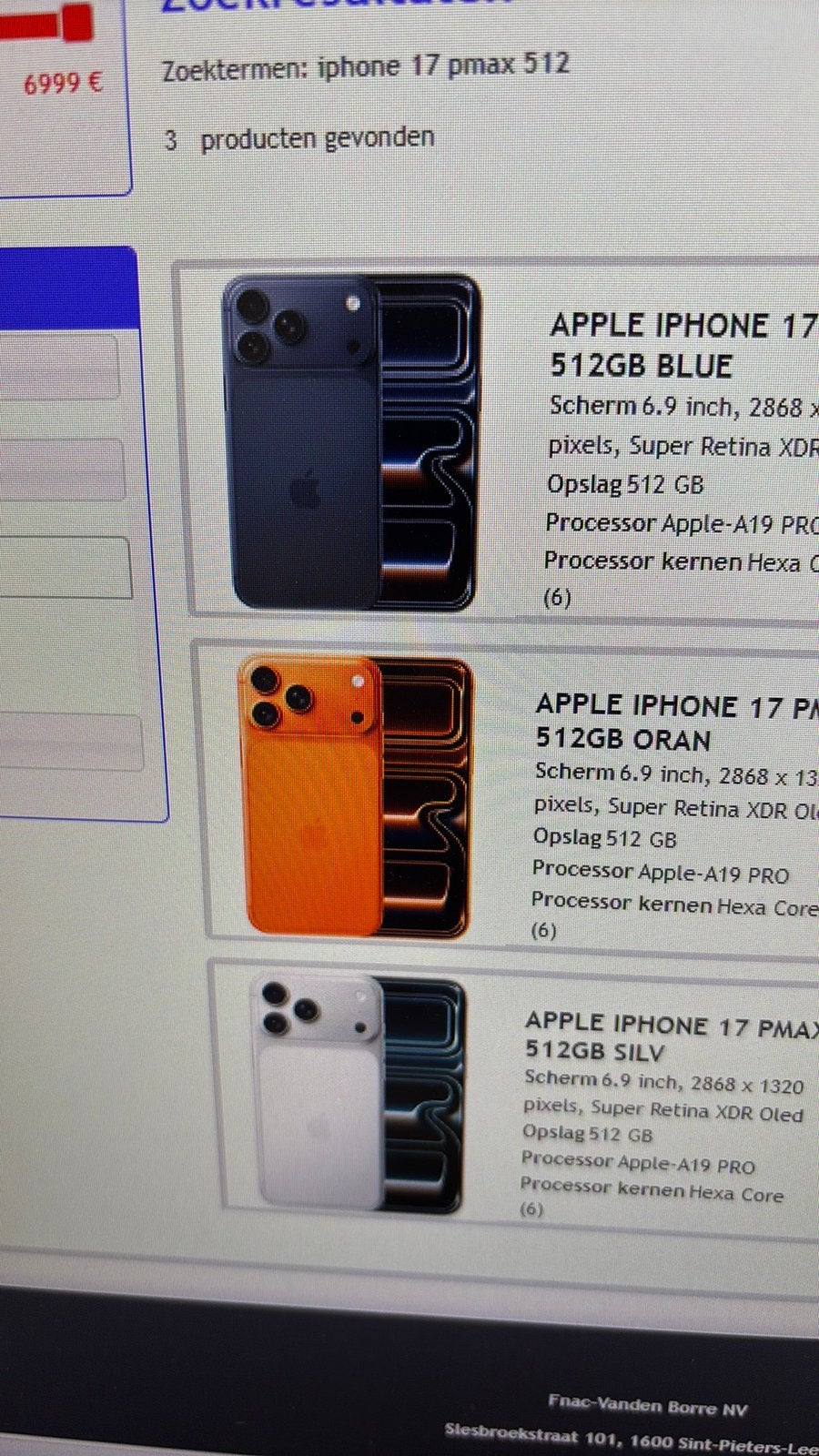Iphone 17 pro max, Telecommunicatie, Mobiele telefoons | Apple iPhone, 512 GB, Blauw, IPhone 15 Pro Max, Nieuw
