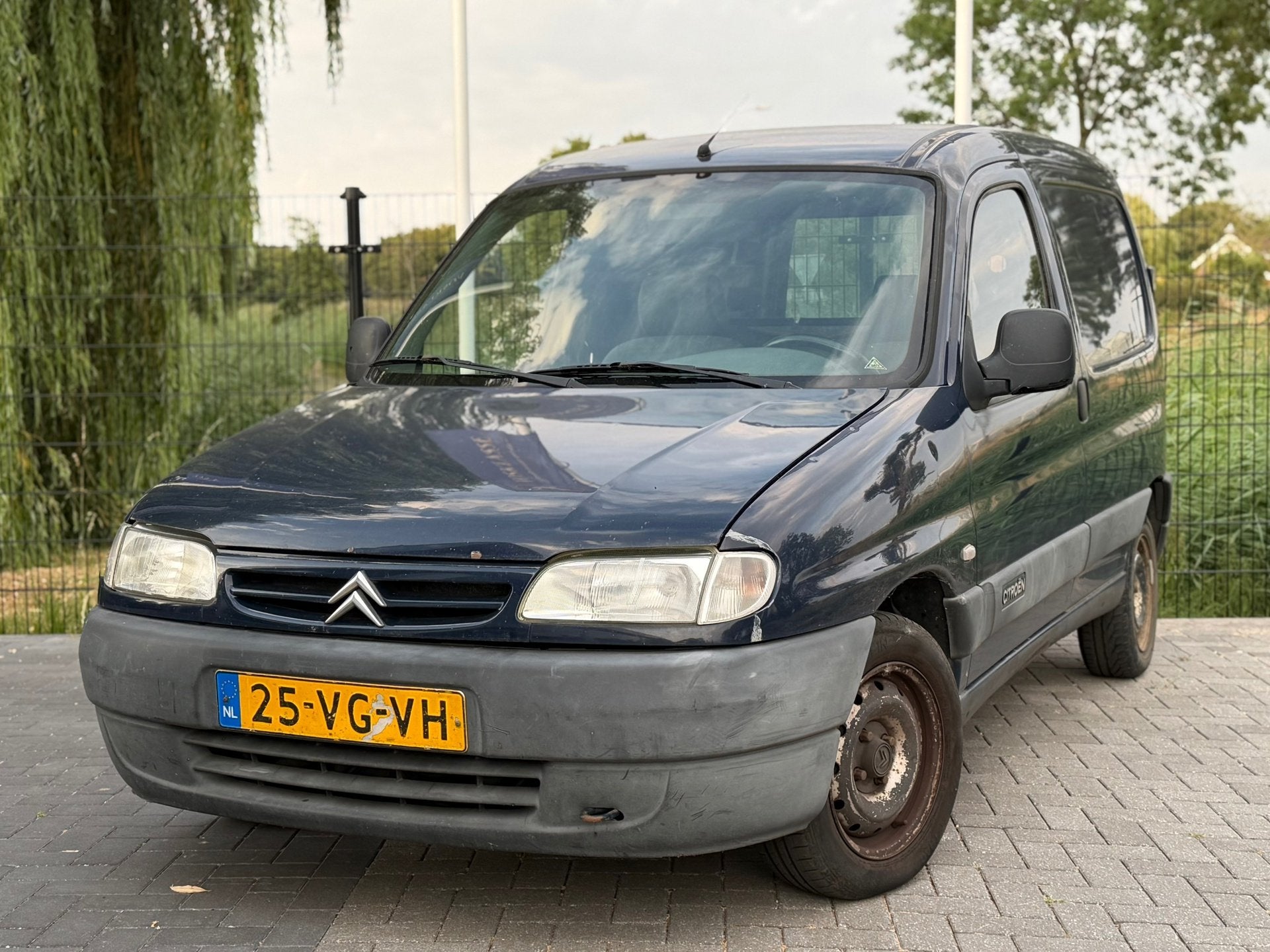 Citroen Berlingo 1.9 D 600 1999 Blauw, Auto's, Stof, Gebruikt, Zwart, 4 cilinders