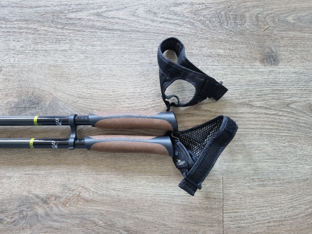 Nordic Walking stokken merk Crane, Ophalen, Zo goed als nieuw, Wandelstok