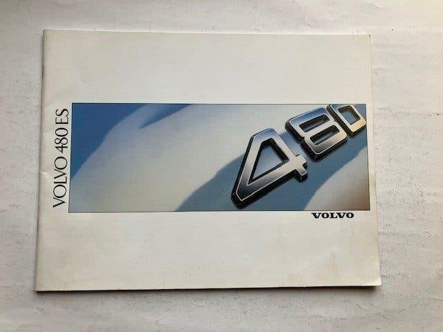 Volvo 480 ES Brochure - Originele Folder  1988    NL, Gelezen, Volvo, Volvo Cars, Ophalen of Verzenden