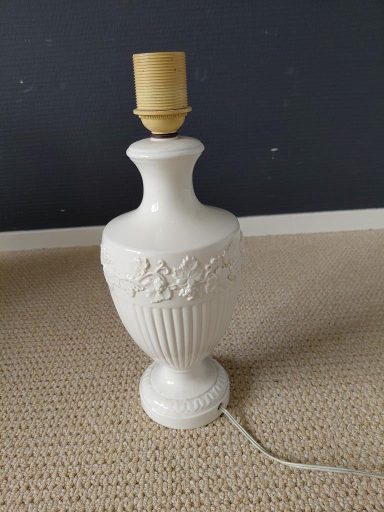 Wedgwood Etruria Barlaston Tafellamp - Wit Keramiek, Ophalen of Verzenden, Gebruikt, Klassiek, Vintage, Wedgwood