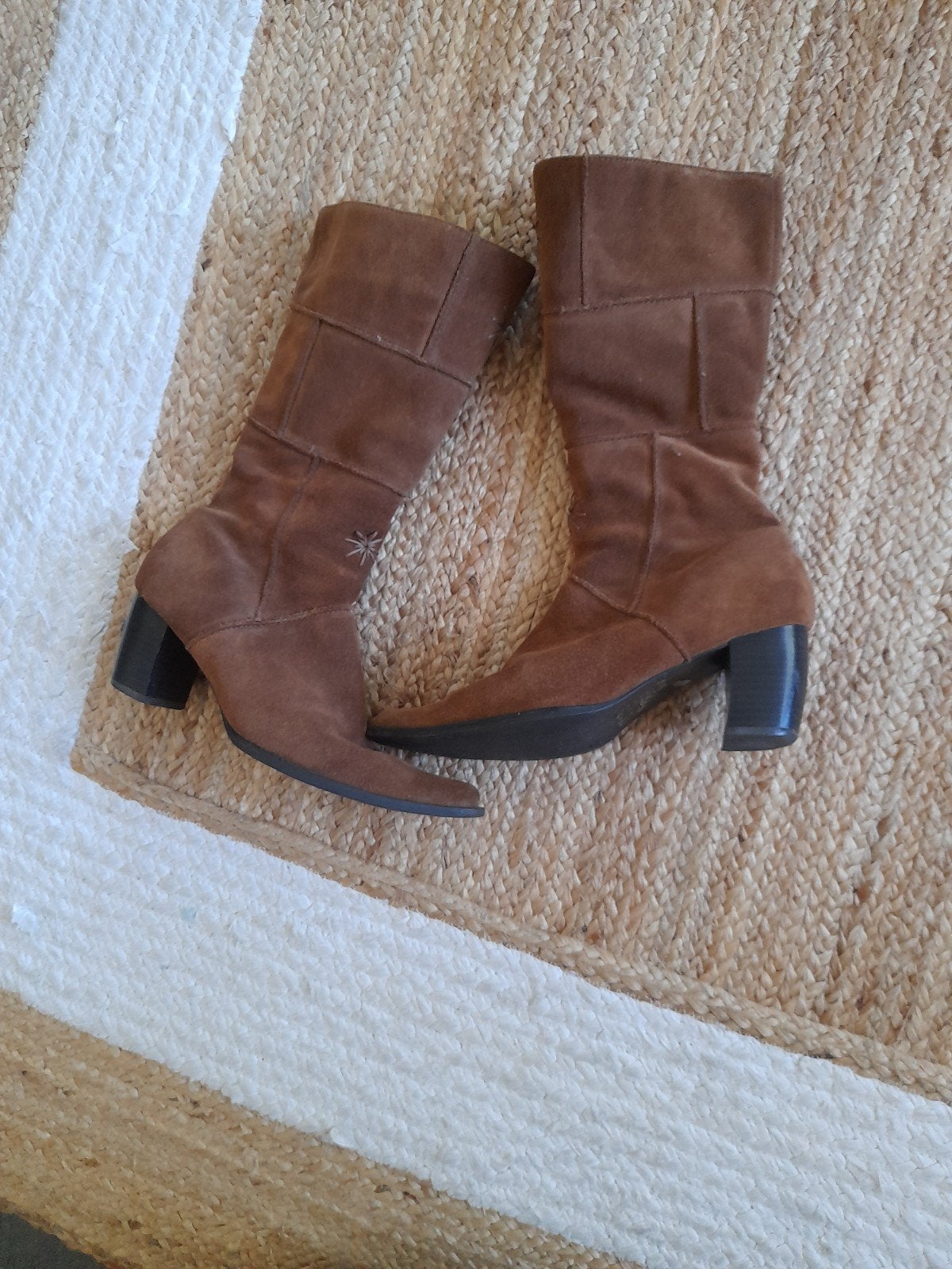 Dames country vintage laarsjes mt 38, Bruin, Lage of Enkellaarzen, Ophalen of Verzenden, Zo goed als nieuw