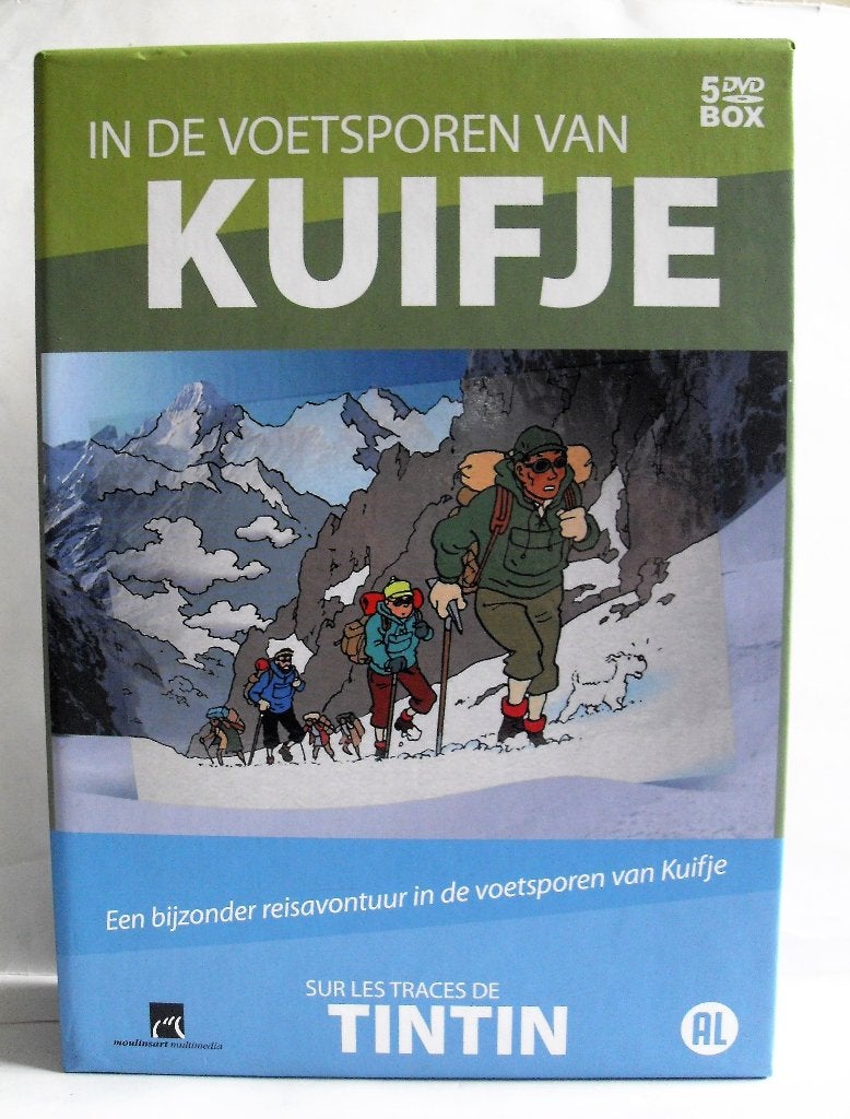 Kuifje DVD-Box In De Voetsporen van Kuifje, Cd's en Dvd's, Dvd's | Tekenfilms en Animatie, Europees, Alle leeftijden, Boxset, Overige typen