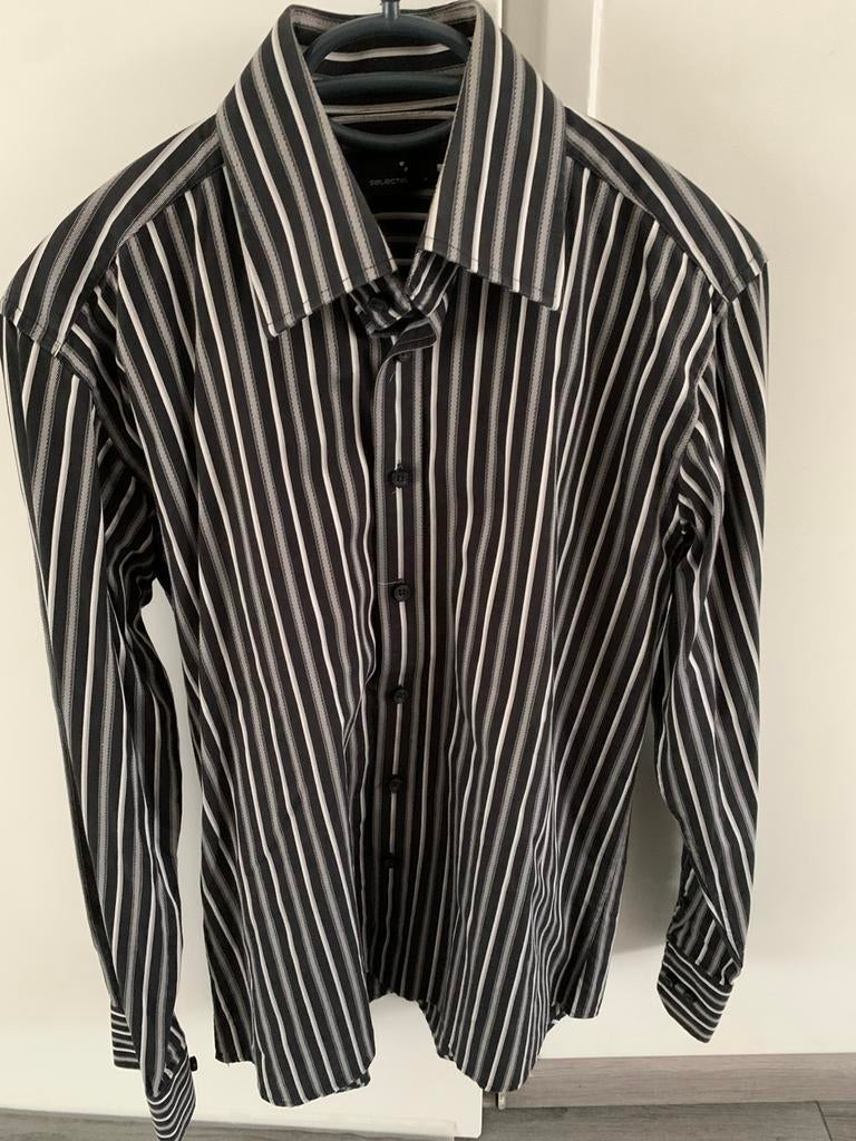Overhemd, Kleding | Heren, Overhemden, Ophalen of Verzenden, Zo goed als nieuw, Blauw