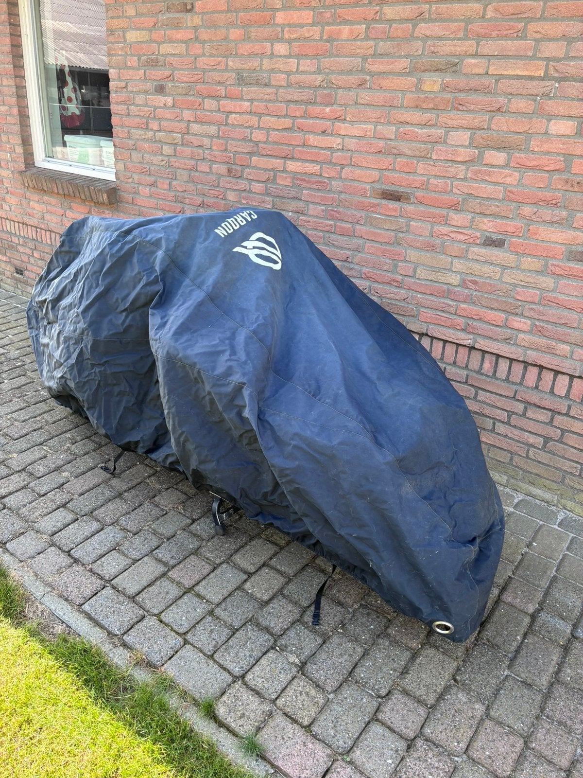 Afdekhoes / beschermhoes Carqon bakfiets, Fietsen en Brommers, Fietsaccessoires | Fietsstoeltjes, Ophalen of Verzenden, Gebruikt