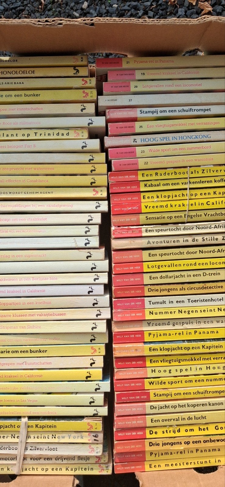 Grote collectie Willy van der Heide boeken - Bob Evers, Ophalen of Verzenden, Gelezen, Willy van der Heide, Fictie algemeen