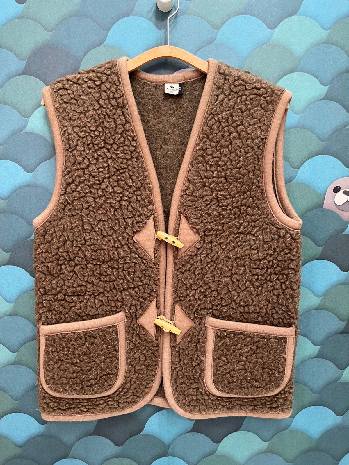 Zgan bodywarmer Alwero Alpen, kleur: Bark maat XS, Kleding | Dames, Ophalen of Verzenden, Zo goed als nieuw, Maat 34 (XS) of kleiner