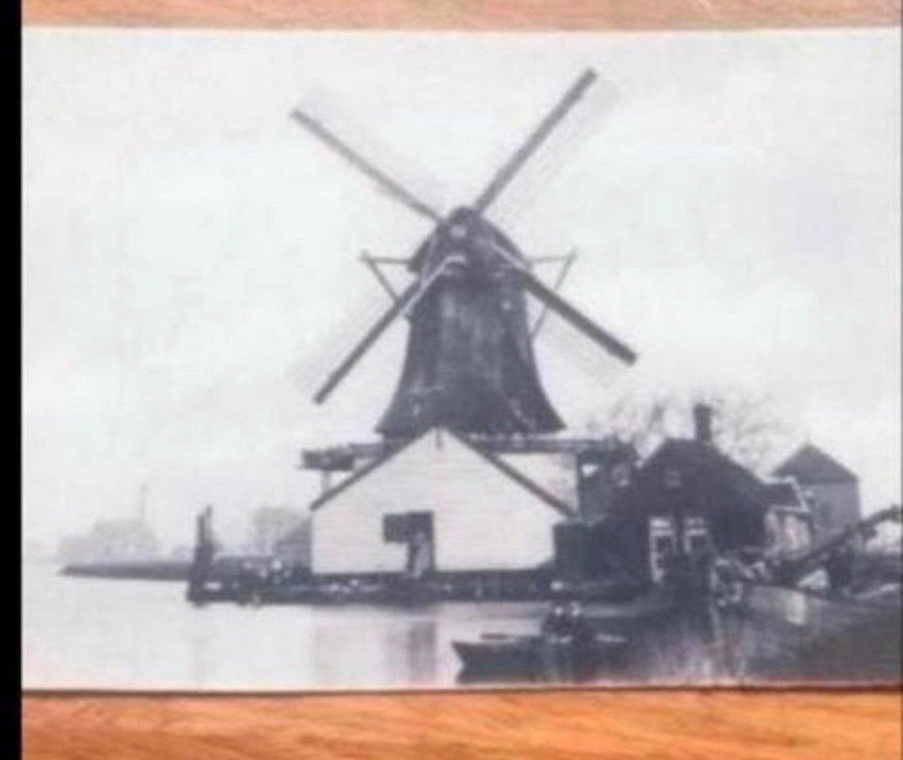 Oliemolen de Mol gesloopt in 1914 - Ansichtkaart, Ophalen of Verzenden, Voor 1920, Ongelopen, Gebouw