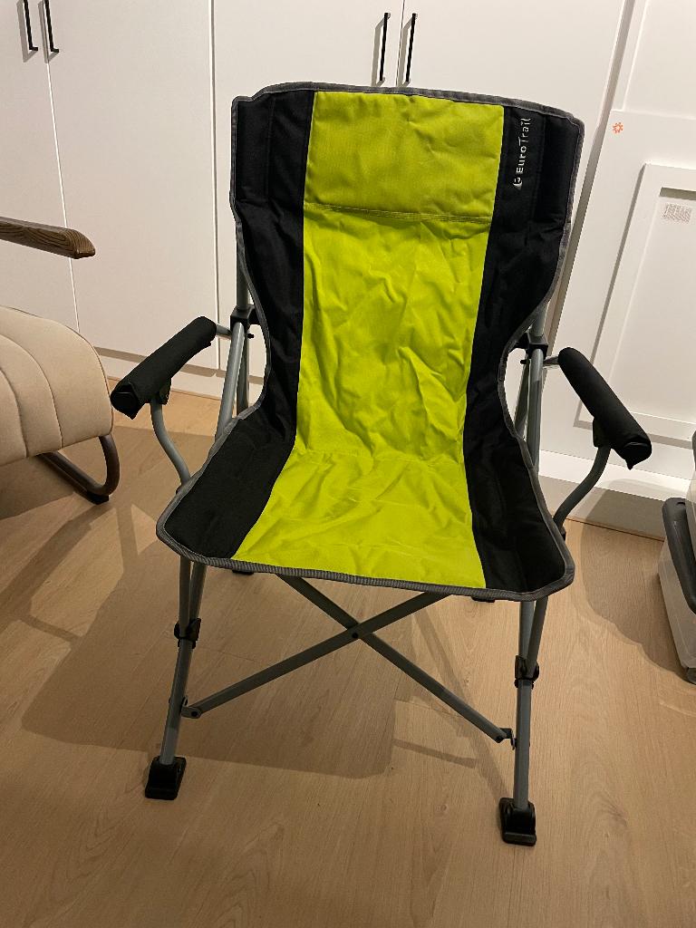 EuroTrail kampeerstoel, Ophalen, Zo goed als nieuw, Campingstoel