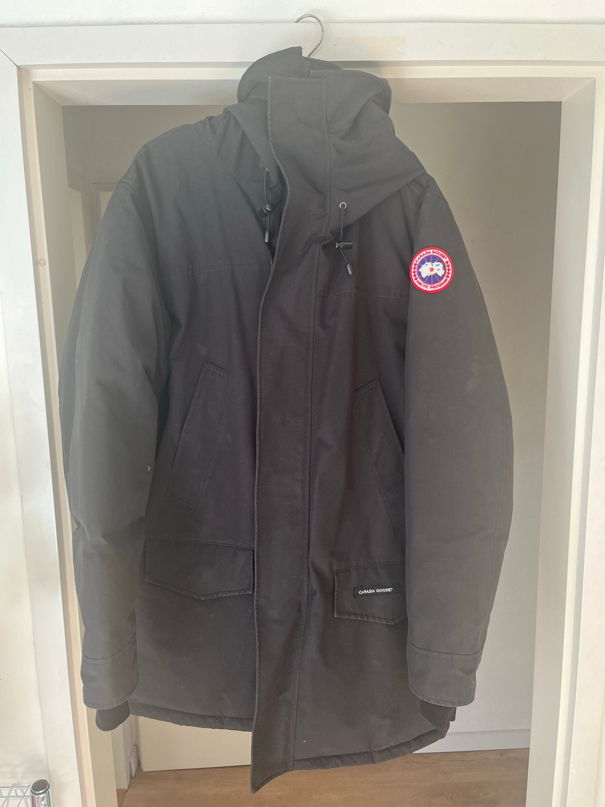 Canada Goose jas heren XL - Zwart, Ophalen of Verzenden, Gedragen, Maat 56/58 (XL), Zwart