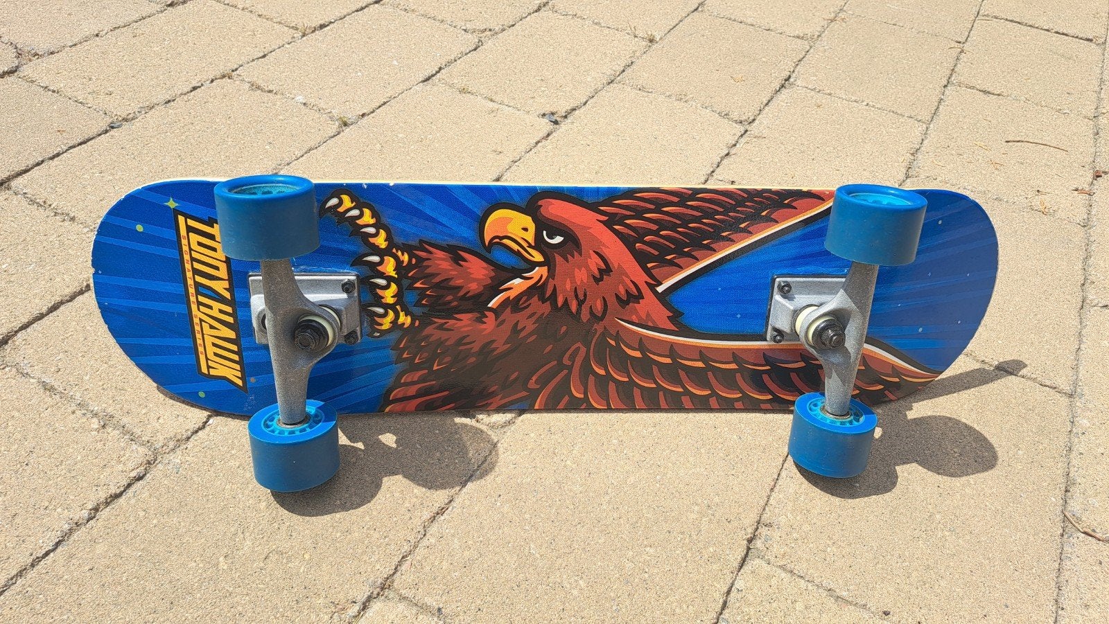 Tony Hawk Signature Skateboard - 72x19cm - Custom Wielen, Ophalen, Zo goed als nieuw, Skateboard