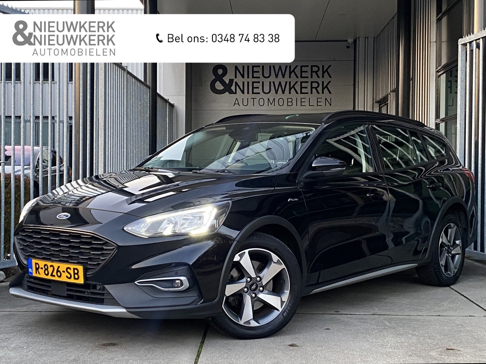 Ford FOCUS Wagon 1.0 EcoBoost Active Business | NAVI | CRUIS, Auto's, Gebruikt, Met garantie (alle), 1283 kg, Zwart