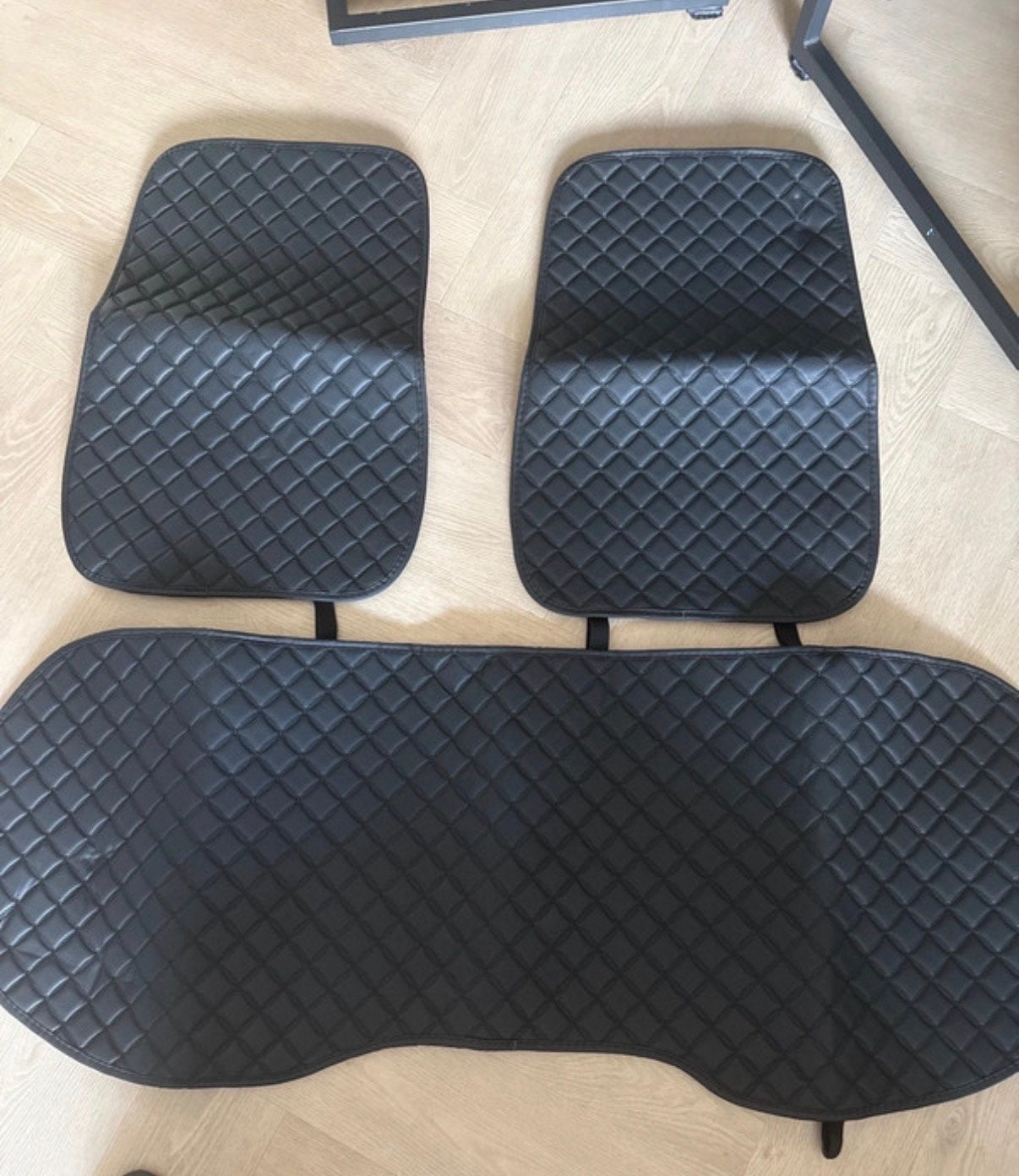 Luxe Zwarte Auto Stoelhoezen Set - Nieuwstaat, Ophalen of Verzenden, Nieuw