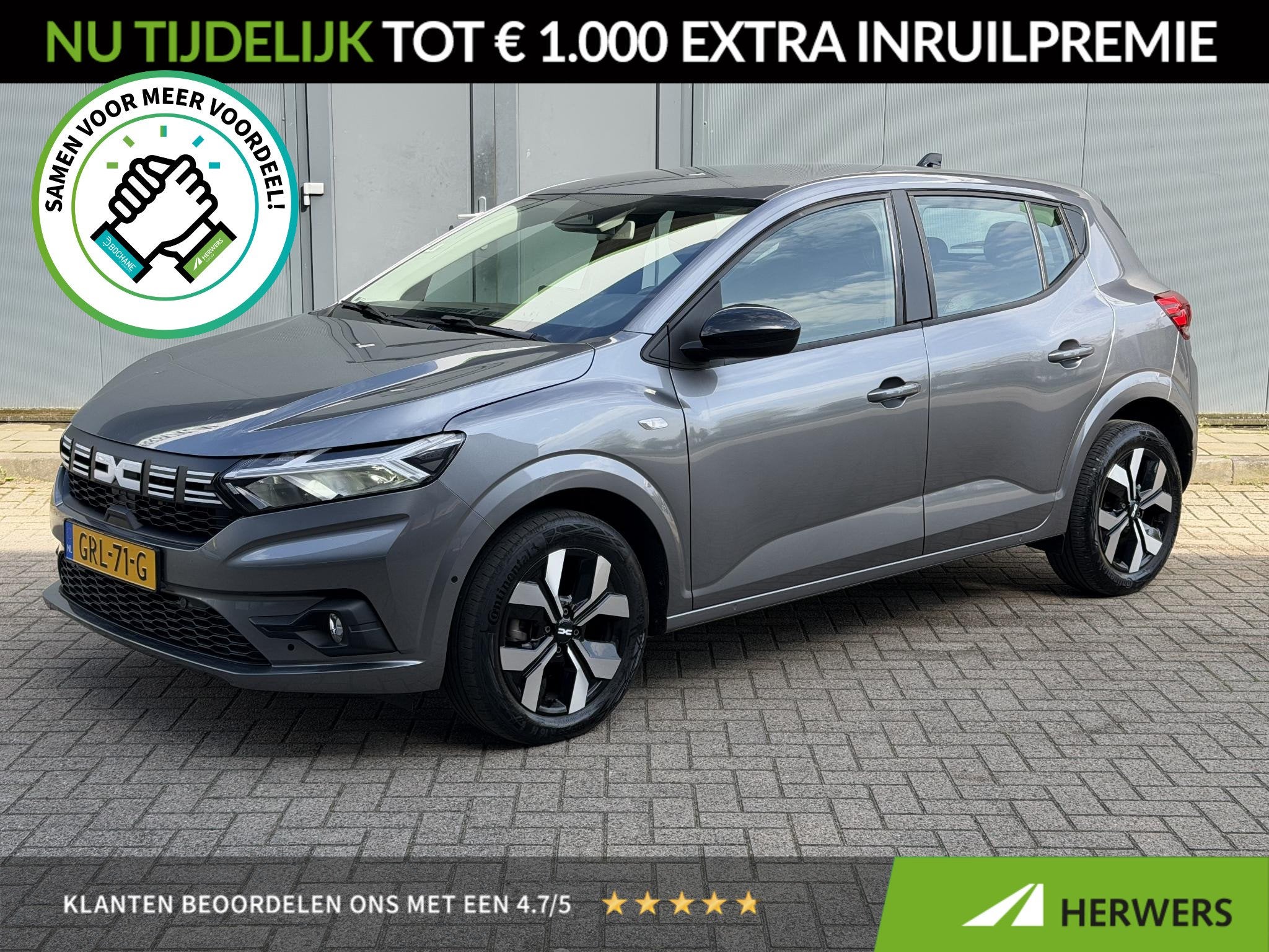 Dacia Sandero 1.0 TCe 90 Journey / Cruise Control / Stoelver