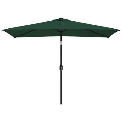 Parasol rechthoekig 200x300 cm Groen, Ophalen, Gebruikt, 2 tot 3 meter