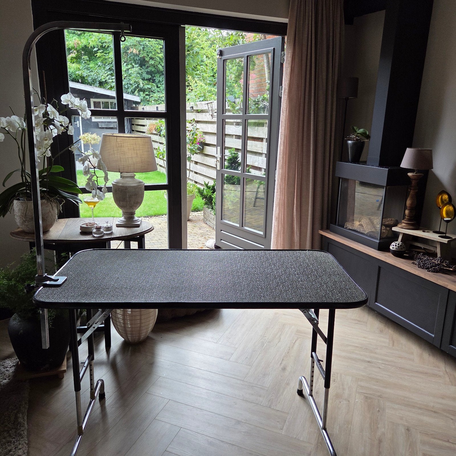 trim tafel, Ophalen, Gebruikt