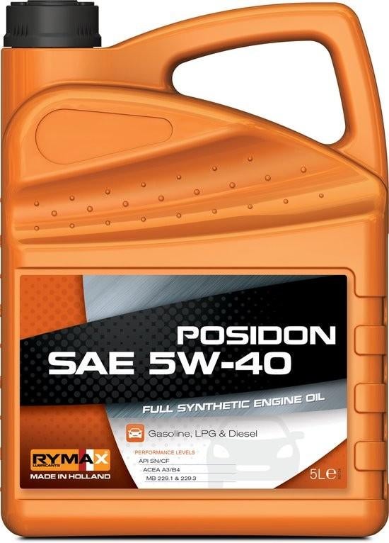 Motorolie RYMAX POSIDON 5W-40 – 5L | FULL SYNTHETIC (VAG), Auto diversen, Onderhoudsmiddelen, Ophalen of Verzenden