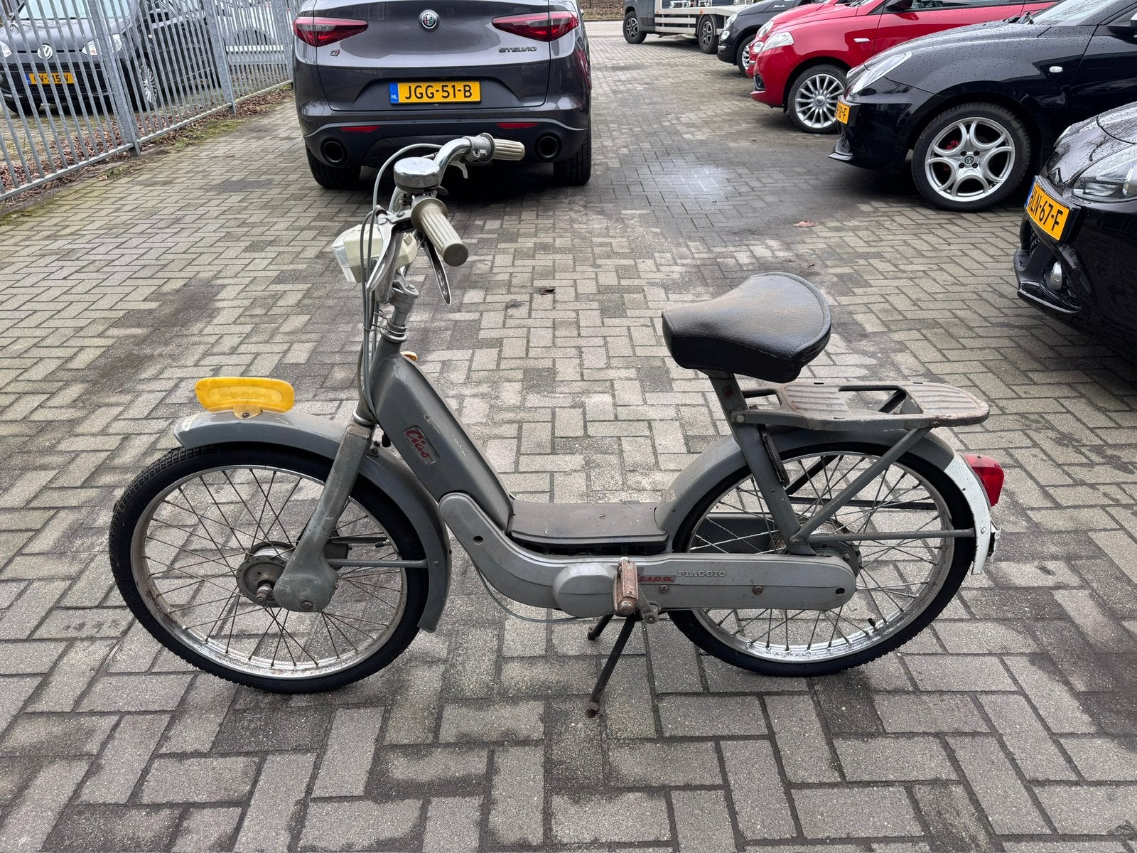 Vespa Piaggio Ciao C9 1968 19 inch oldtimer, Fietsen en Brommers, Brommers | Vespa, Ophalen, Gebruikt, 49 cc