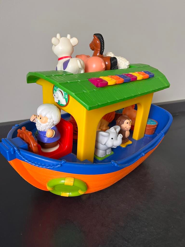 Muzikale Ark van Noach met liedjes, geluiden en pianootje, Ophalen of Verzenden, Gebruikt, Overige typen, Met geluid