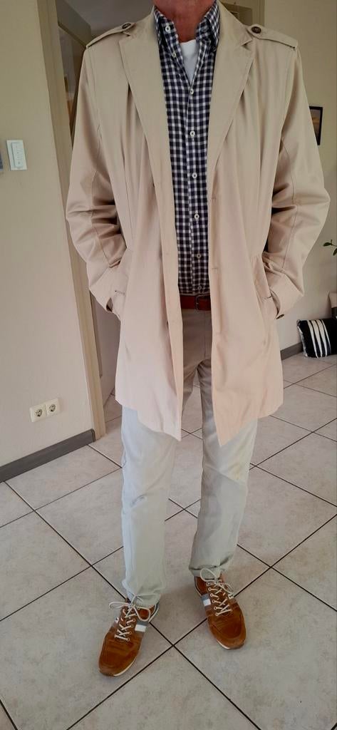 Beige trenchcoat  maat 56., Ophalen of Verzenden, Nieuw, Maat 56/58 (XL), Beige