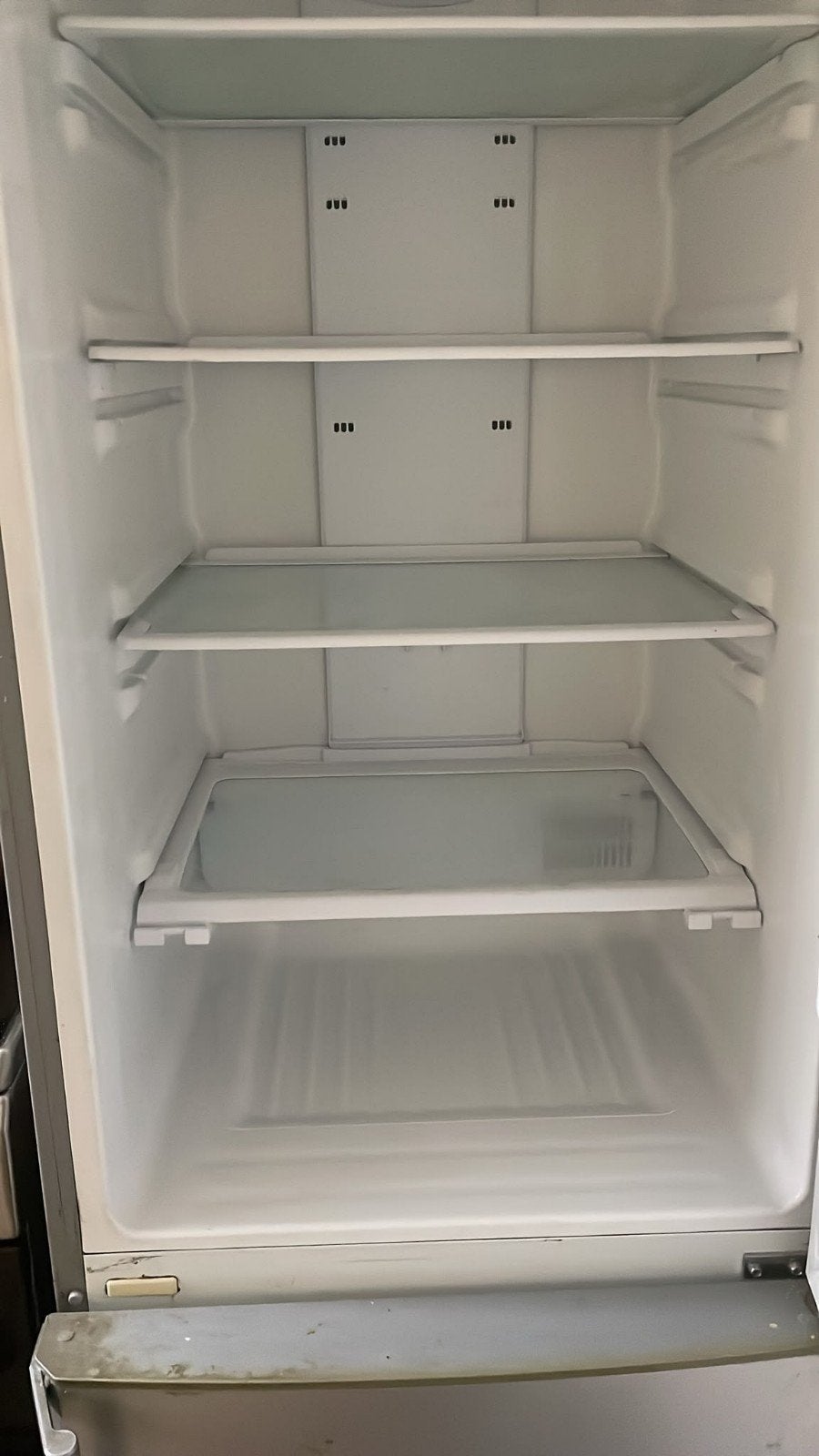 Koel-vriescombinatie met 3 vrieslades (1 deels kapot), Ophalen, Gebruikt, 200 liter of meer, 60 cm of meer