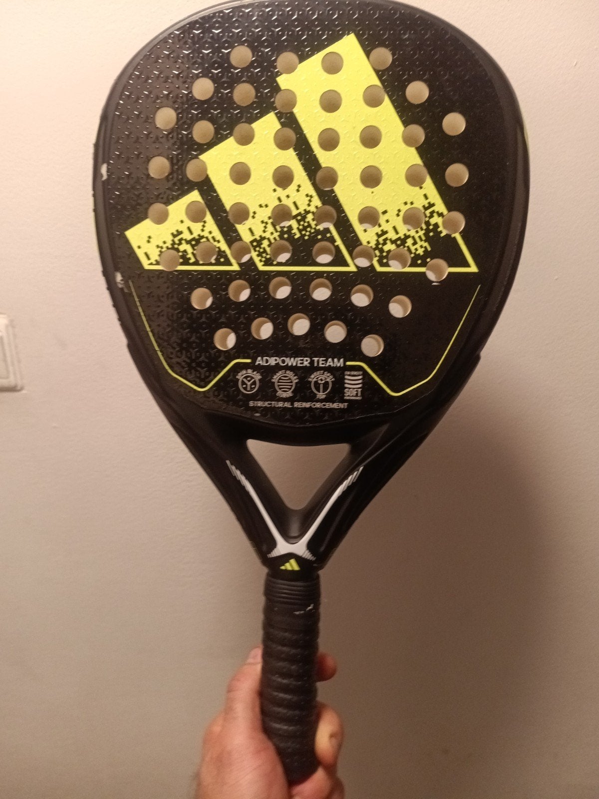 Adidas Adipower Team Padelracket, Ophalen of Verzenden, Gebruikt, Padelracket