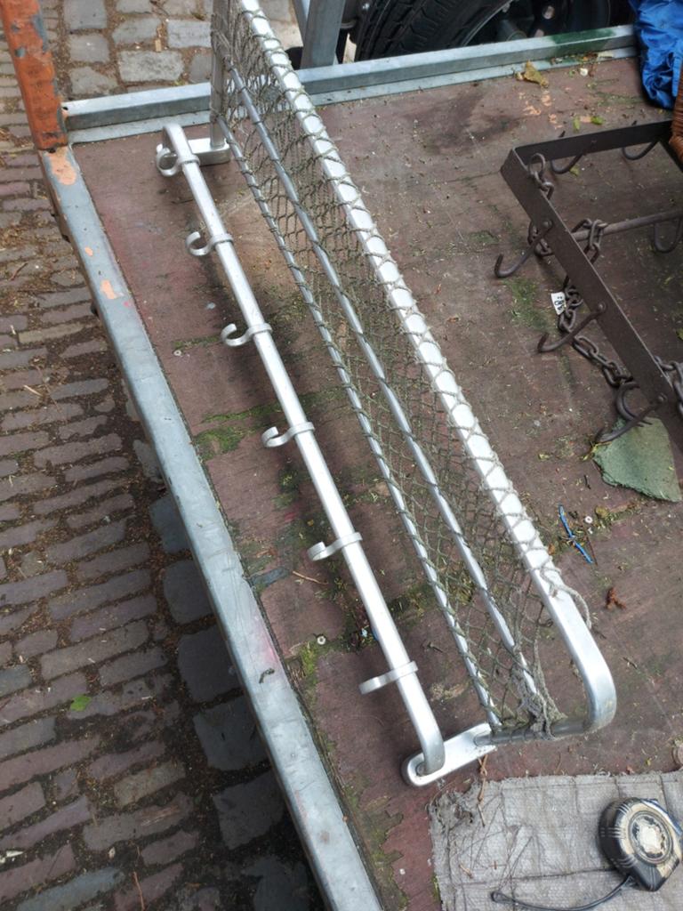 Kapstok aluminium DDR 1920 -1930 trein tram brocante vintage, Huis en Inrichting, Woonaccessoires | Kapstokken, Ophalen of Verzenden