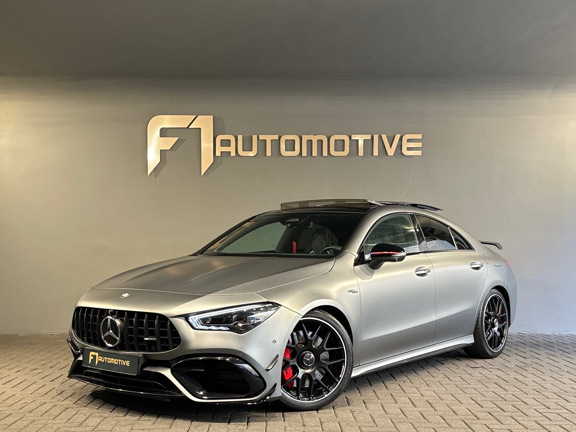 Mercedes-Benz CLA-klasse AMG 45 S 4M+ Pano|Memory|HuD|In.BTW, Automaat, Gebruikt, 4 cilinders, Bedrijf