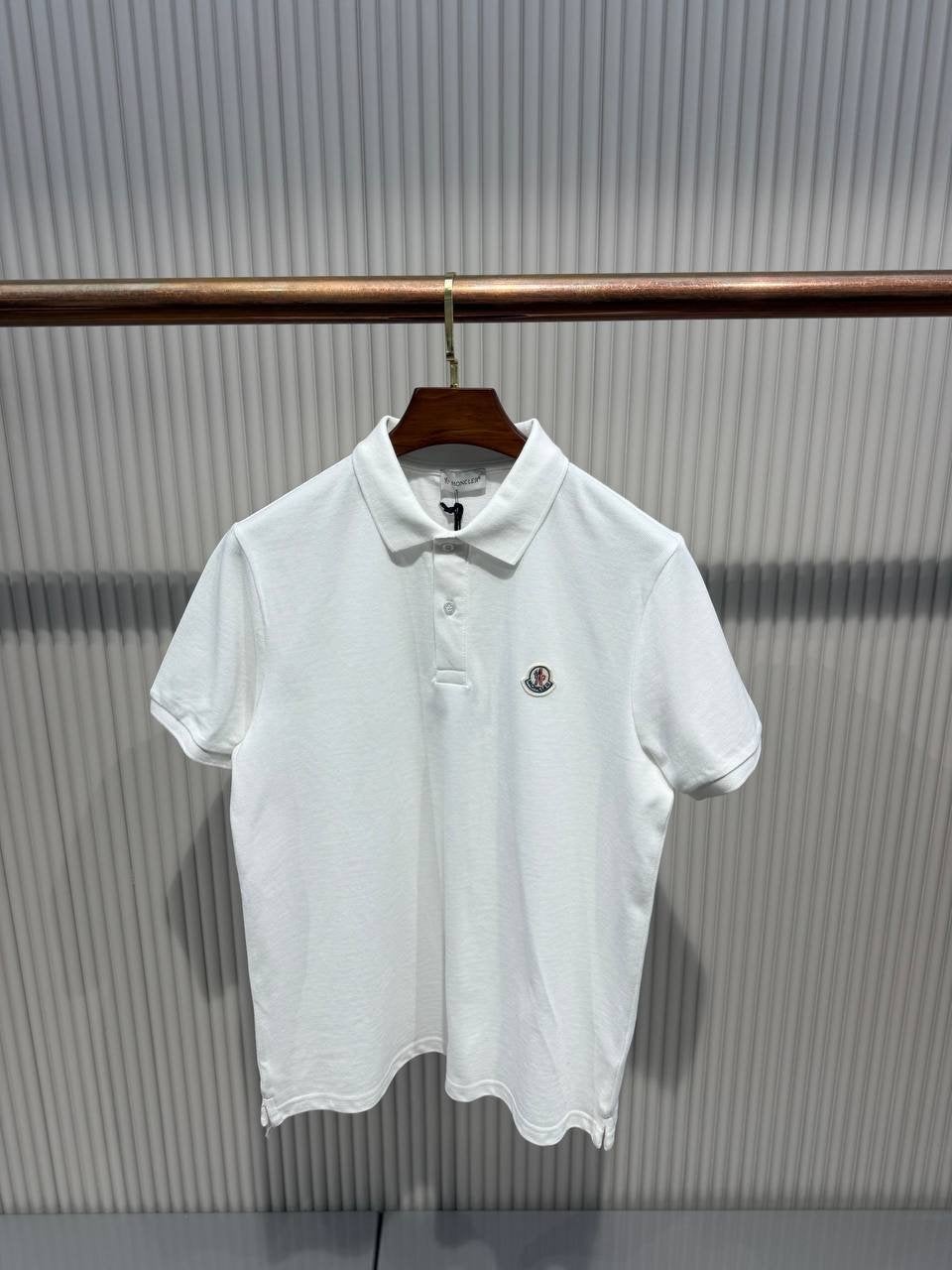 Moncler polo Wit, Ophalen of Verzenden, Nieuw, Zwart