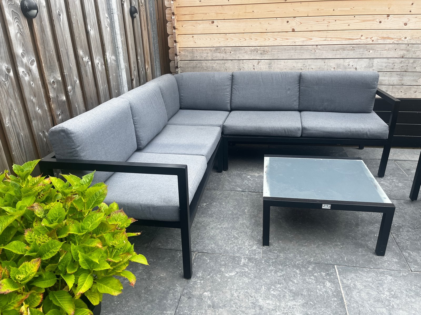 P&R Design Loungeset met kussens en salontafel, Tuin en Terras, Tuinsets en Loungesets, Ophalen, Meer dan 8 zitplaatsen, Aluminium
